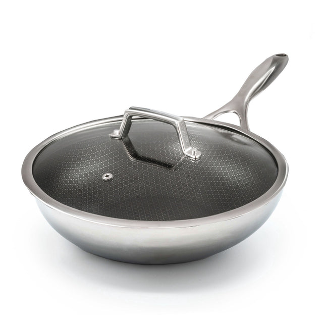 Wok híbrido Ø 28 cm con tapa