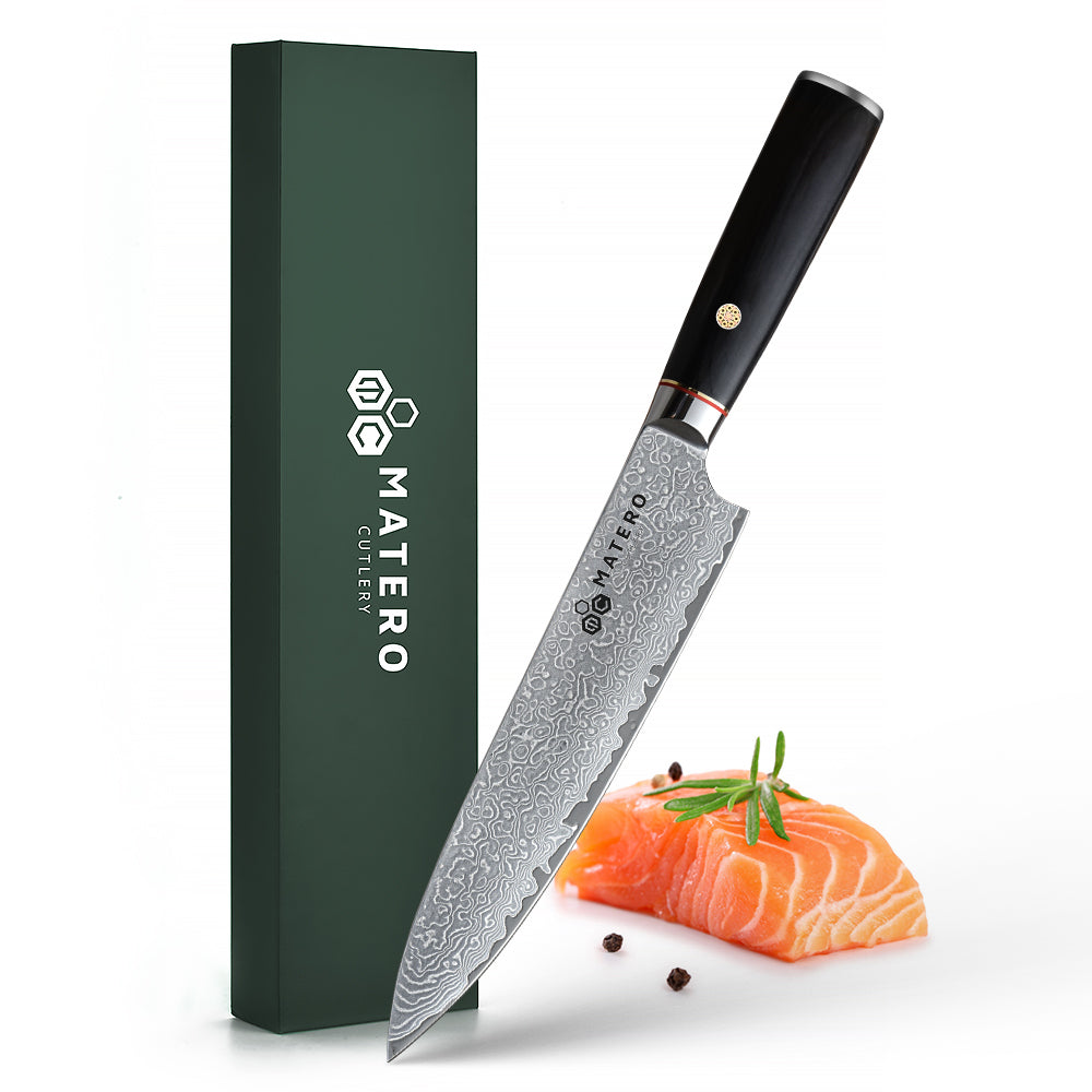 Cuchillo de cocina de Damasco Blackstone 20 cm