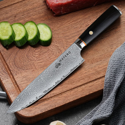 Cuchillo de cocina de Damasco Blackstone 20 cm