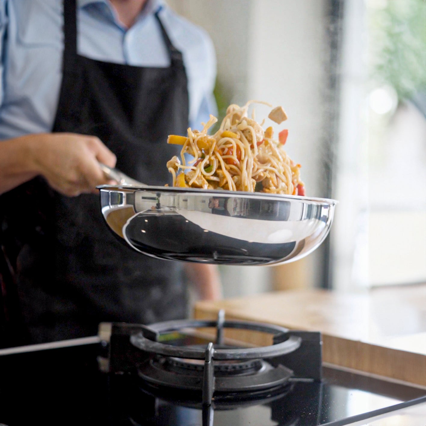 Pan met indisch gerecht